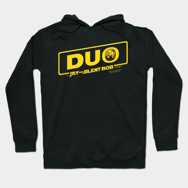 Duo: A Jay and Silent Bob Story Hoodie by dartistapparel
